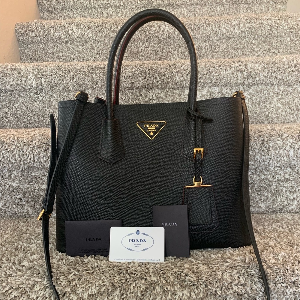 Prada Saffiano Cuir Double